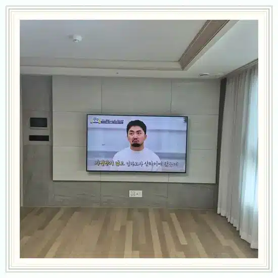 벽걸이TV 설치 참고 이미지 17-11 두 번째 사진