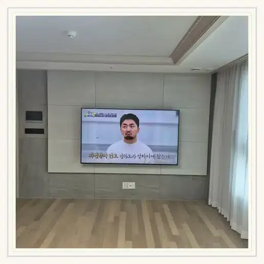 벽걸이TV 설치 참고 이미지 17-46 두 번째 사진