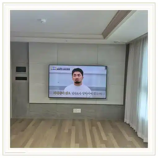 벽걸이TV 설치 참고 이미지 17-95 두 번째 사진